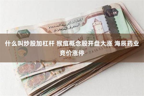 什么叫炒股加杠杆 猴痘概念股开盘大涨 海辰药业竞价涨停