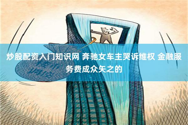 炒股配资入门知识网 奔驰女车主哭诉维权 金融服务费成众矢之的