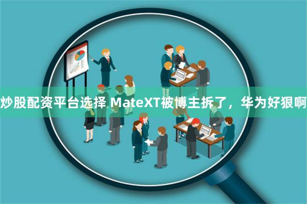 炒股配资平台选择 MateXT被博主拆了，华为好狠啊