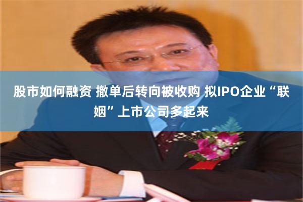 股市如何融资 撤单后转向被收购 拟IPO企业“联姻”上市公司多起来