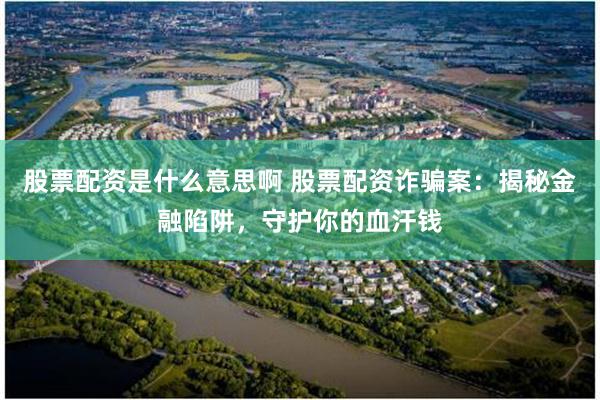 股票配资是什么意思啊 股票配资诈骗案：揭秘金融陷阱，守护你的血汗钱