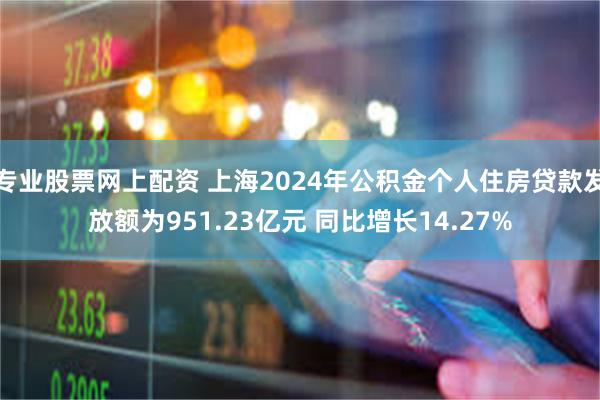 专业股票网上配资 上海2024年公积金个人住房贷款发放额为951.23亿元 同比增长14.27%