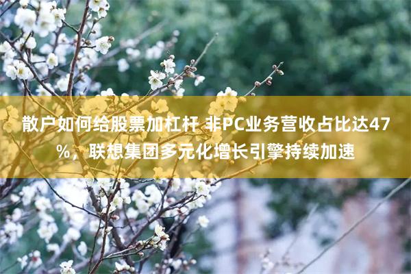 散户如何给股票加杠杆 非PC业务营收占比达47%，联想集团多元化增长引擎持续加速